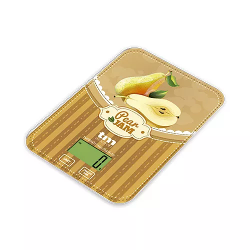 BÁSCULA DE COCINA 5KG MOTIVO PERA TME