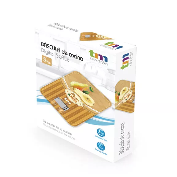 BÁSCULA DE COCINA 5KG MOTIVO PERA TME - Image 6