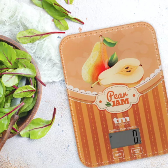 BÁSCULA DE COCINA 5KG MOTIVO PERA TME - Image 7