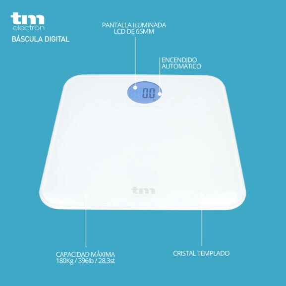BÁSCULA DIGITAL DE BAÑO TM ELECTRON - Image 2