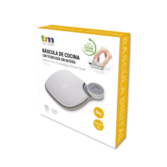 BÁSCULA DE COCINA SIN PILAS 5KG TME - Image 8
