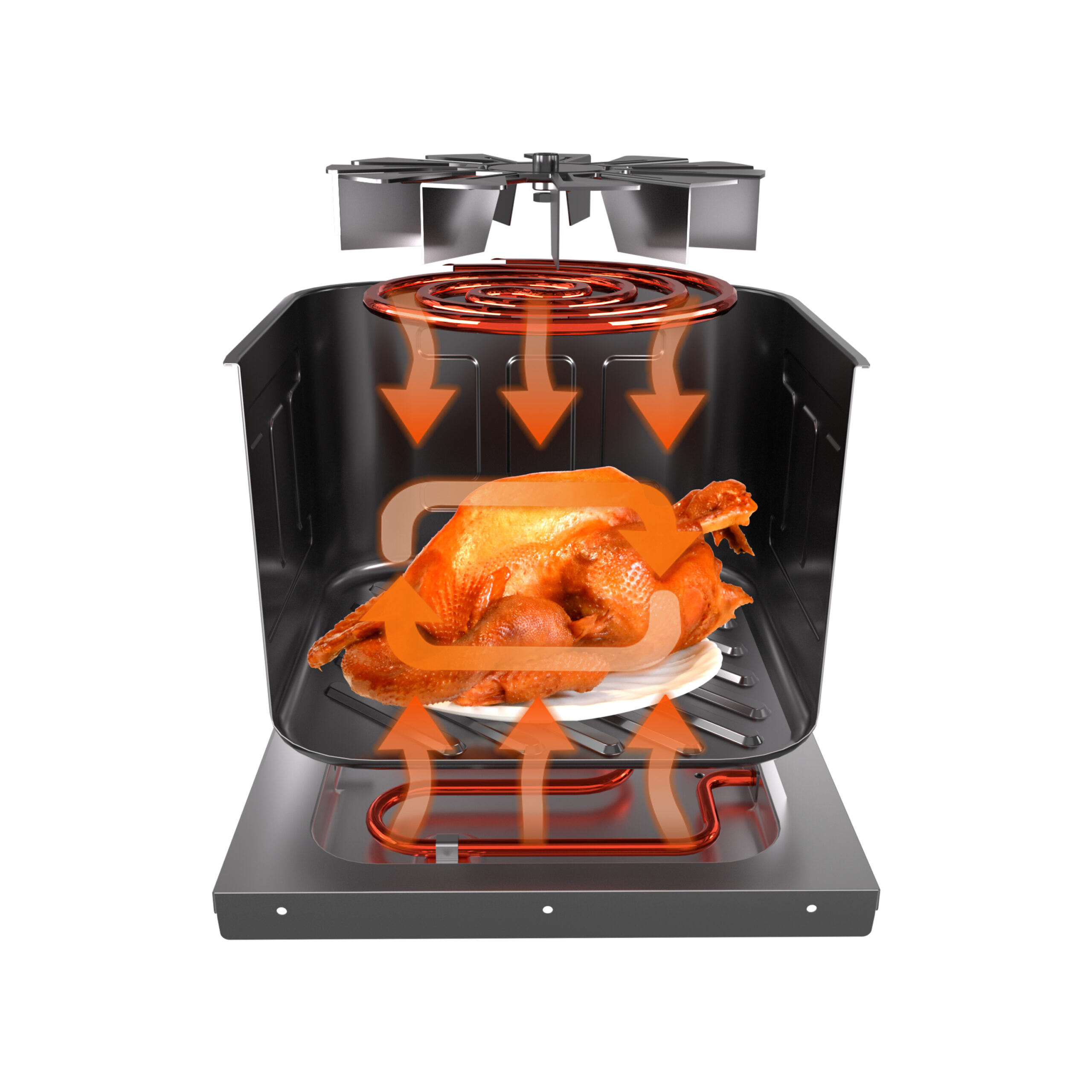 FREIDORA DE AIRE 360º 6L DOBLE RESISTENC - Image 4