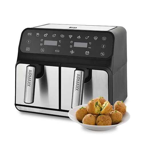 FREIDORA DE AIRE DUAL 4+4 LITROS TME