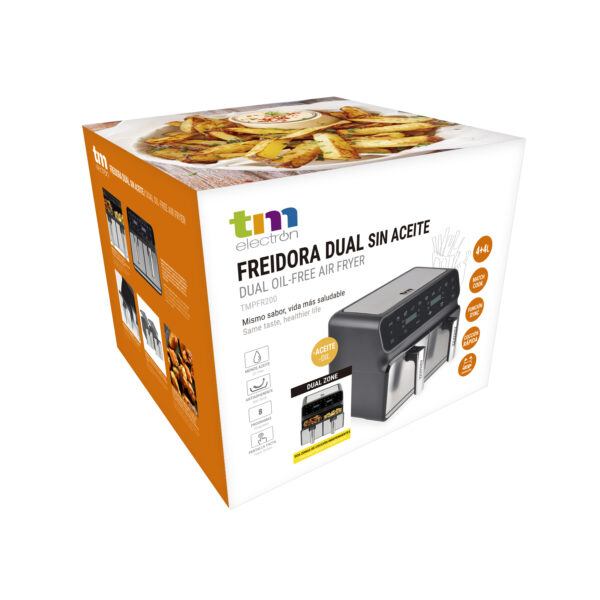 FREIDORA DE AIRE DUAL 4+4 LITROS TME - Image 9