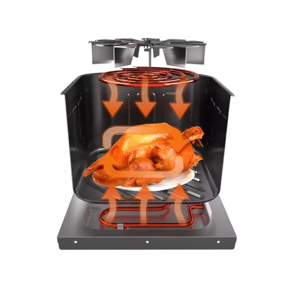 FREIDORA DE AIRE 360º 9L DOBLE RESISTENC - Image 4