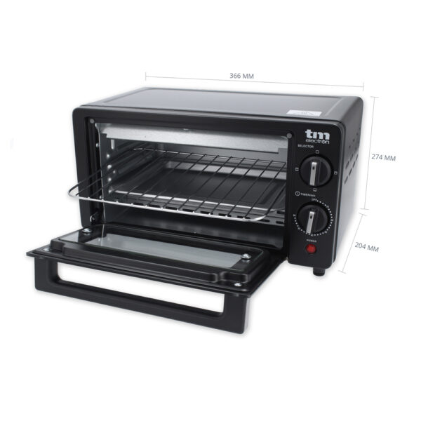 MINI HORNO TOSTADOR 10L 800W NEGRO TME - Image 3