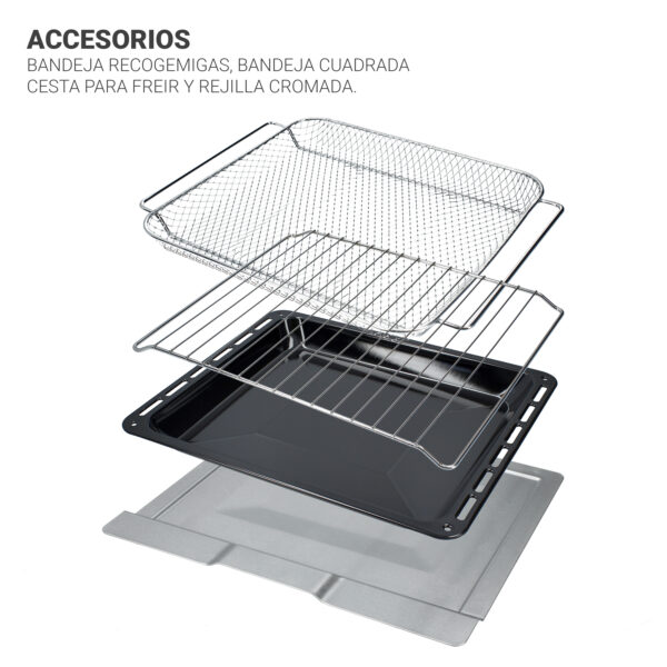 HORNO FREIDORA RETRO ANTRACITA 20 L TME - Image 5