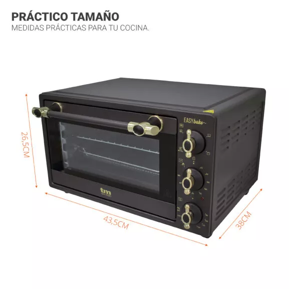 HORNO FREIDORA RETRO ANTRACITA 20 L TME - Image 6