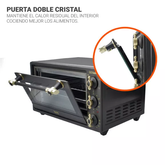 HORNO FREIDORA RETRO ANTRACITA 20 L TME - Image 8