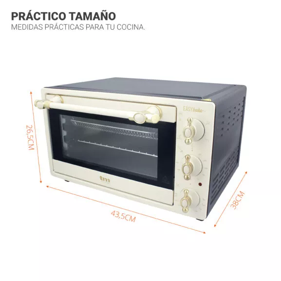 HORNO FREIDORA RETRO BEIGE 20 L TME - Image 6