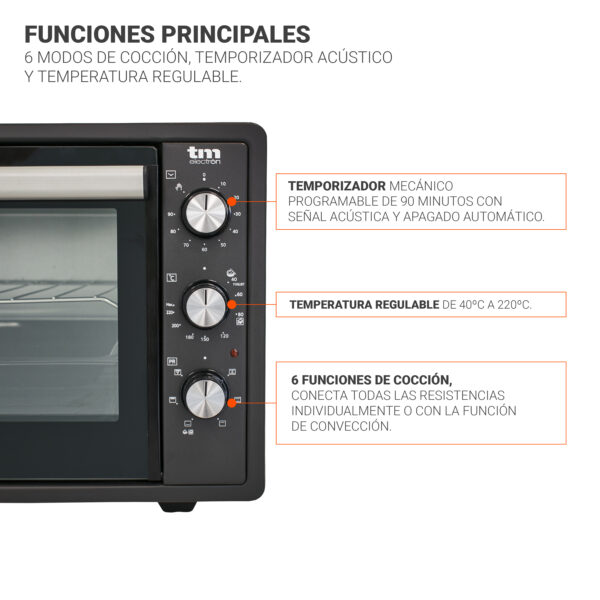 HORNO CONVECCIÓN CON GRILL 37 LITROS TME - Image 7