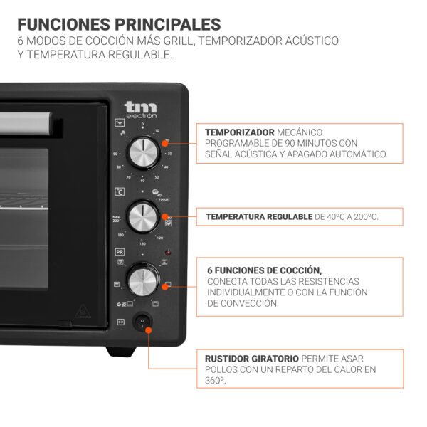 HORNO CONVECCIÓN RUSTIDOR 45 LITROS TME - Image 7