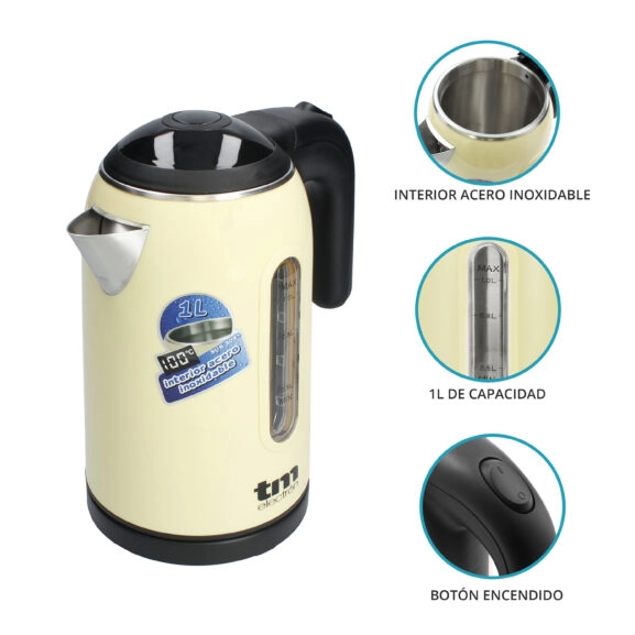HERVIDORA DE AGUA 1L. CREMA TM ELECTRON - Image 5