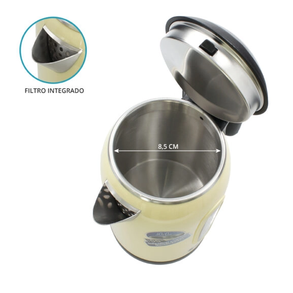 HERVIDORA DE AGUA 1L. CREMA TM ELECTRON - Image 6