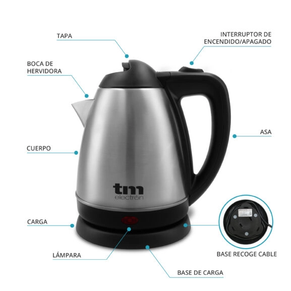 HERVIDORA DE AGUA 1.2L TM ELECTRON - Image 3