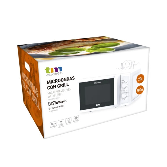 MICROONDAS 20L BLANCO GRILL TM ELECTRON - Image 8