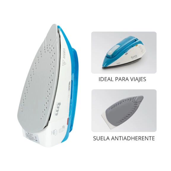 PLANCHA VAPOR VIAJE 1085W TM ELECTRON - Image 3