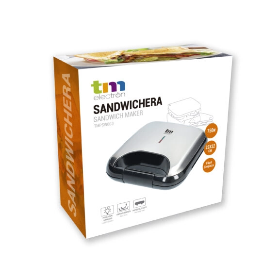 SANDWICHERA x2 ACERO INOX. TM ELECTRON - Image 8