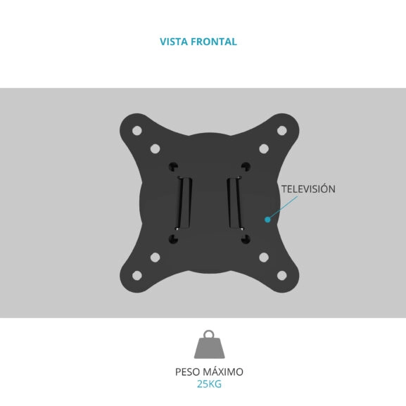 SOPORTE TV 10'' A 32'' 16MM. A PARED TM - Image 4