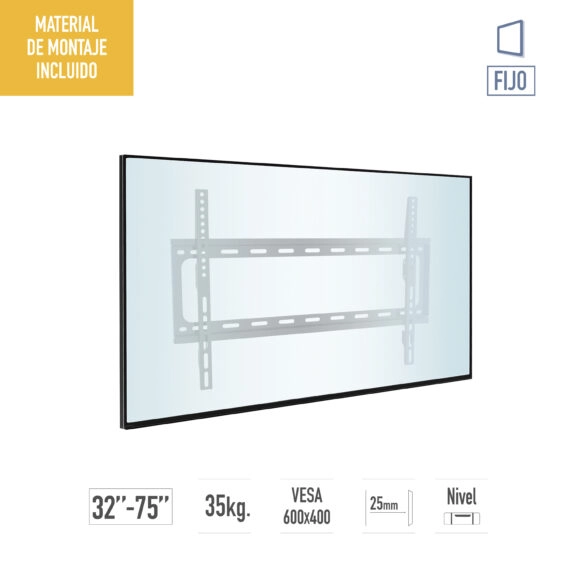 SOPORTE PARED TV 32'' A 75'' FIJO TM - Image 3