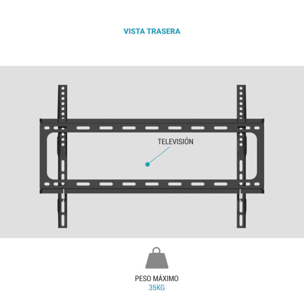 SOPORTE PARED TV 32'' A 75'' FIJO TM - Image 4