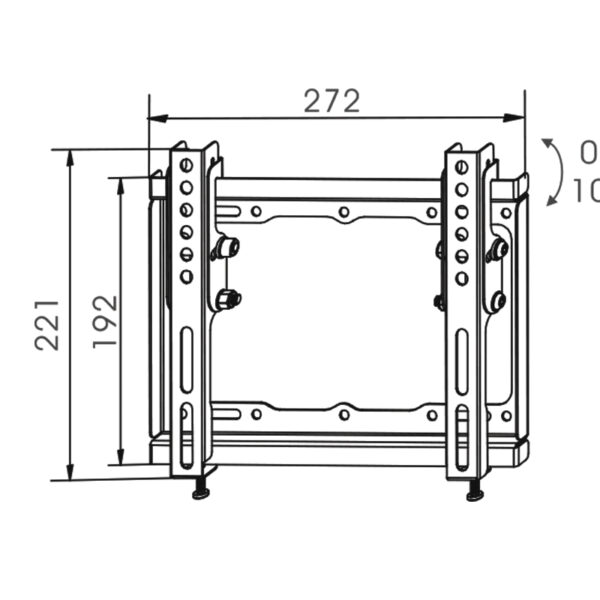 SOPORTE TV PARED 17'' A 45'' ABATIBLE TM - Image 2
