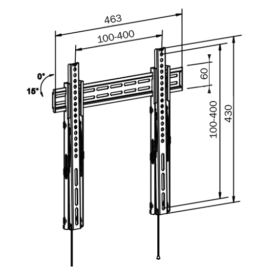 SOPORTE TV LED/LCD 32'' A 55'' ABATIBLE - Image 2