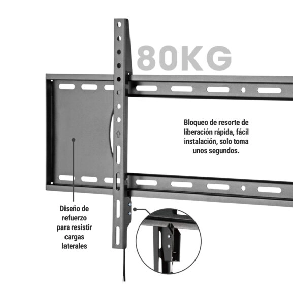 SOPORTE PARED TV 43'' A 90'' ABATIBLE - Image 5