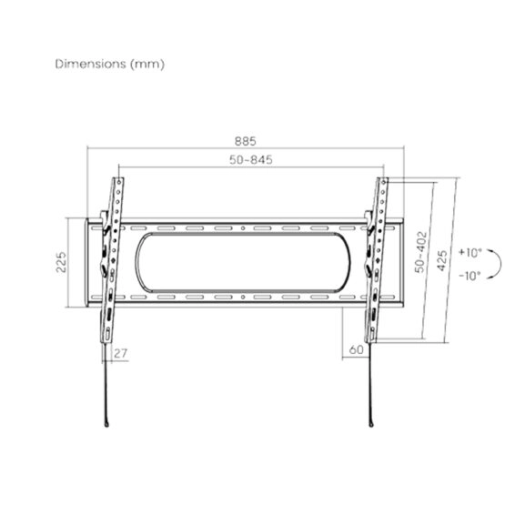 SOPORTE PARED TV 43'' A 90'' ABATIBLE - Image 6
