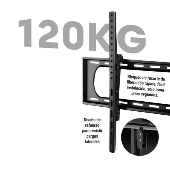 SOPORTE PARED TV 60'' A 120'' ABATIBLE - Image 5