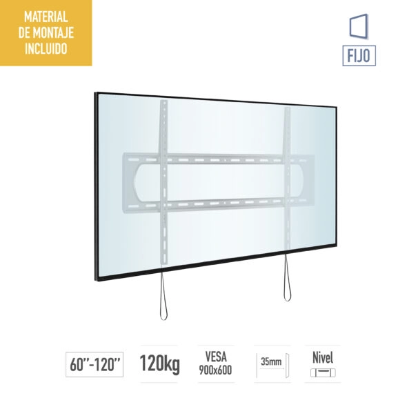 SOPORTE PARED TV 60'' A 120'' FIJO TME - Image 2