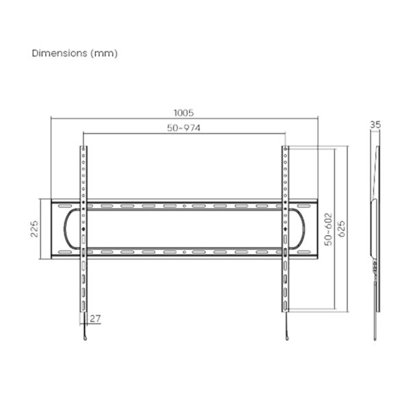 SOPORTE PARED TV 60'' A 120'' FIJO TME - Image 7