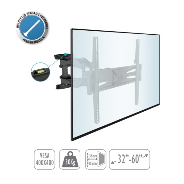 SOPORTE TV PARED ARTICULADO 32 A 65" TME - Image 3