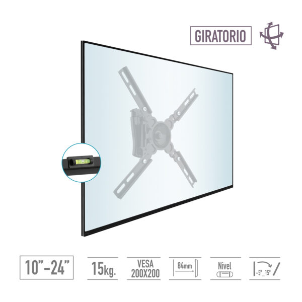 SOPORTE TV 10'' A 32'' ABATIBLE TME - Image 3