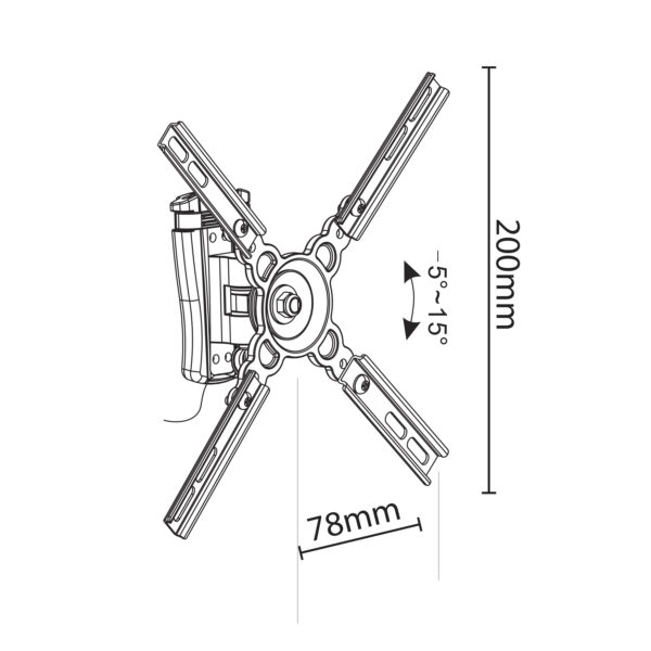 SOPORTE TV 10'' A 32'' ABATIBLE TME - Image 6