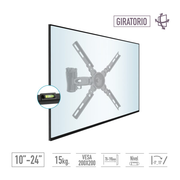 SOPORTE TV 10'' A 32'' ARTICULADO TME - Image 3