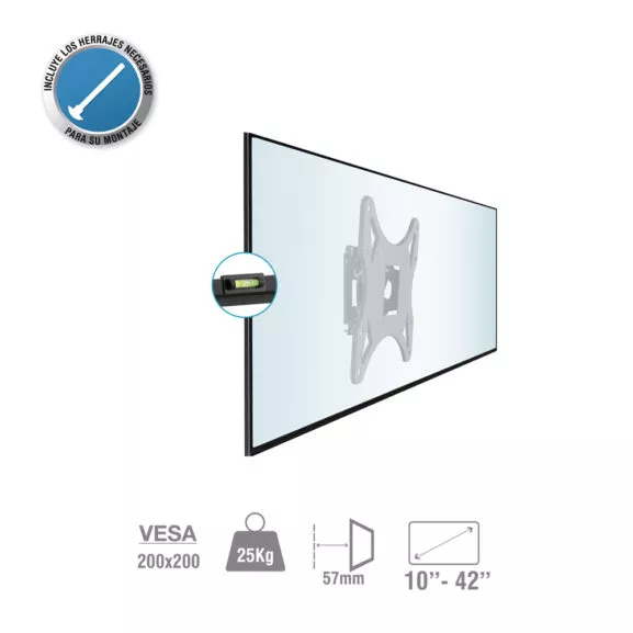 SOPORTE TV PARED ABATIBLE 17 A 45" TME - Image 3