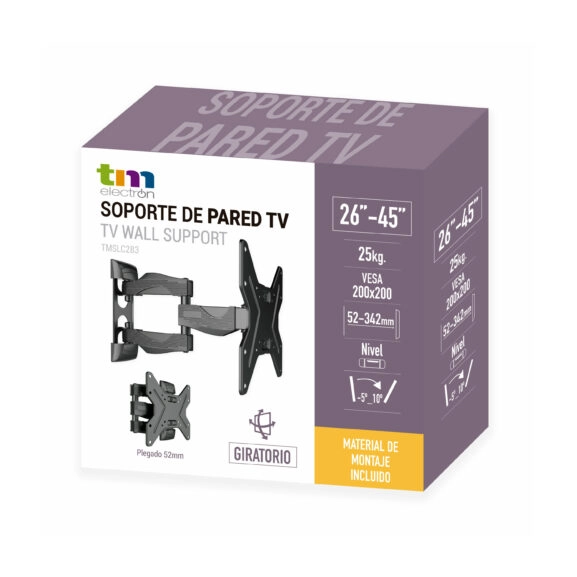 SOPORTE TV PARED ARTICULADO 26 A 45" TME - Image 8