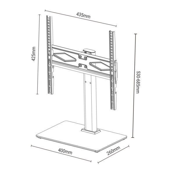 SOPORTE TV PARA MUEBLE DE 32" A 50" TM - Image 4