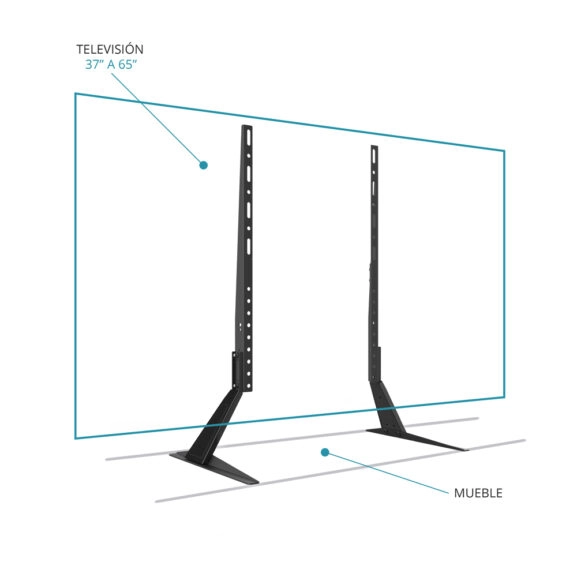 SOPORTE TV PARA MUEBLE DE 37" A 65" TM - Image 4