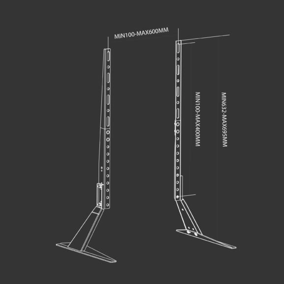 SOPORTE TV PARA MUEBLE DE 37" A 65" TM - Image 5