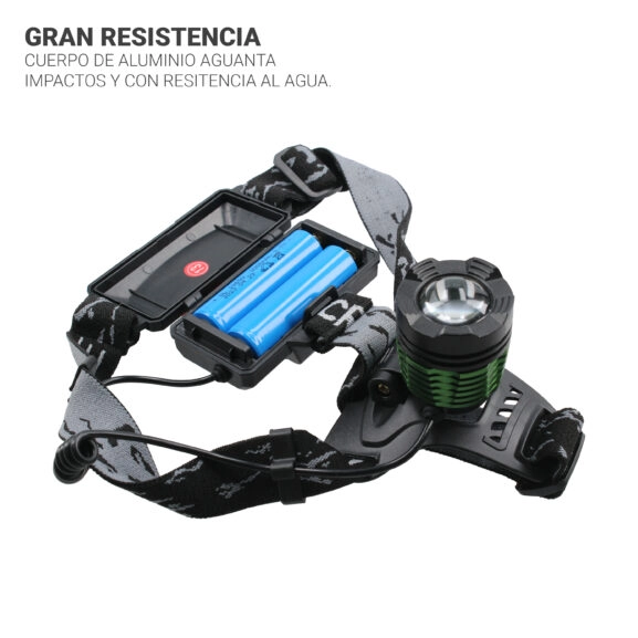 LINTERNA FRONTAL REC. CON ZOOM 10W TME - Image 8