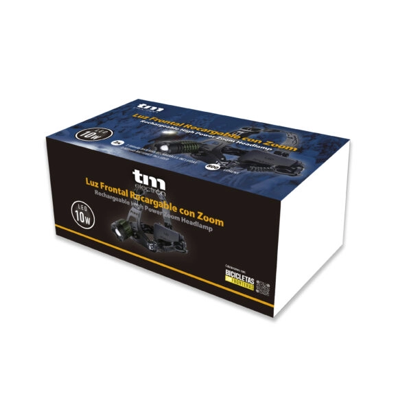 LINTERNA FRONTAL REC. CON ZOOM 10W TME - Image 9