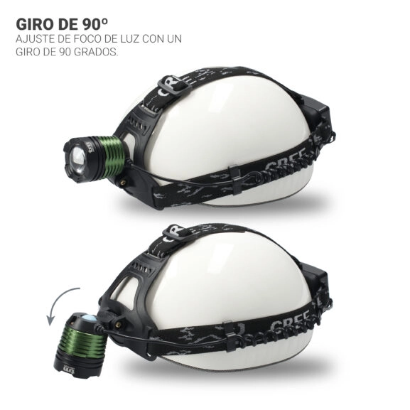 LINTERNA FRONTAL REC. CON ZOOM 10W TME - Image 4