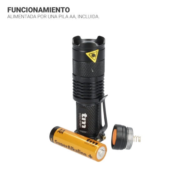 LINTERNA LED 3W BOLSILLO METÁLICA TME - Image 4