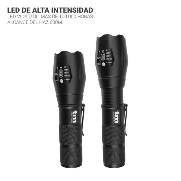LINTERNA LED 10W ZOOM ALTA CALIDAD TME - Image 3