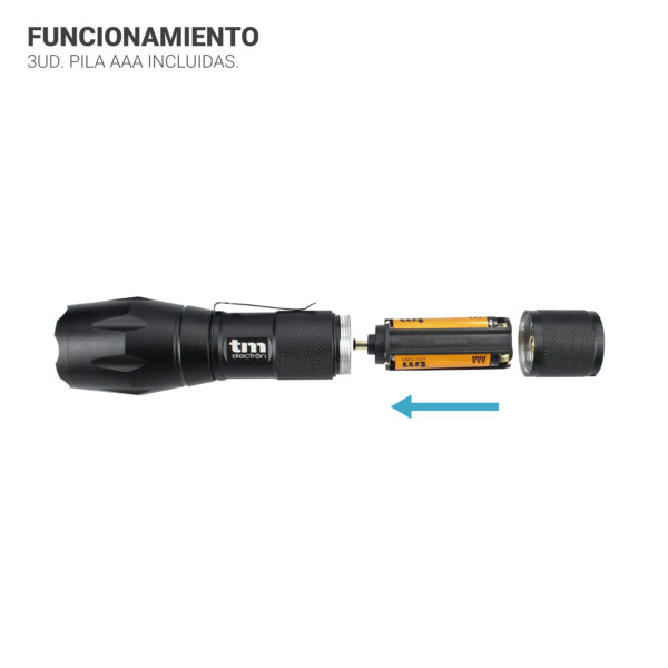 LINTERNA LED 10W ZOOM ALTA CALIDAD TME - Image 4