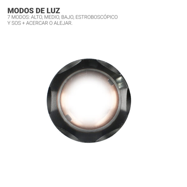 LINTERNA LED 10W ZOOM ALTA CALIDAD TME - Image 5