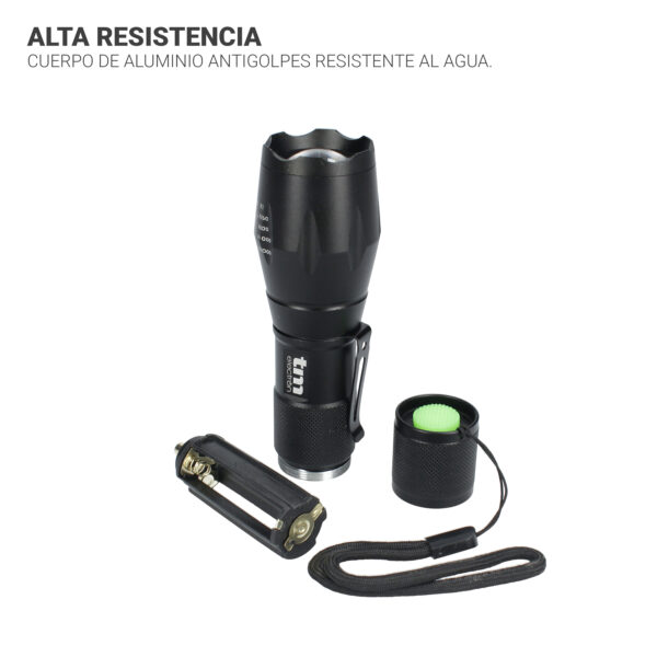 LINTERNA LED 10W ZOOM ALTA CALIDAD TME - Image 7