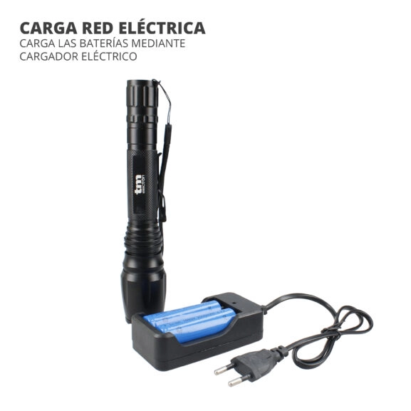 LINTERNA LED 10W ZOOM ALTA CALIDAD REC. - Image 4
